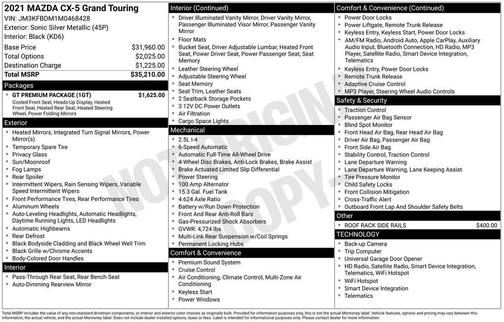 2021 Mazda CX-5 Grand Touring