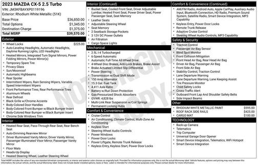 2023 Mazda CX-5 2.5T