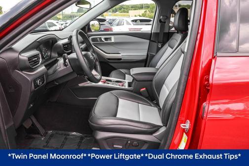 Red Metallic 2024 Ford Explorer XLT