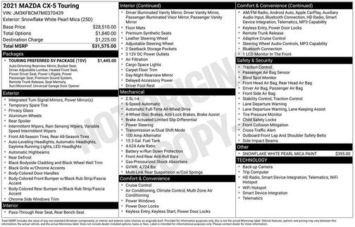 2021 Mazda CX-5 Touring