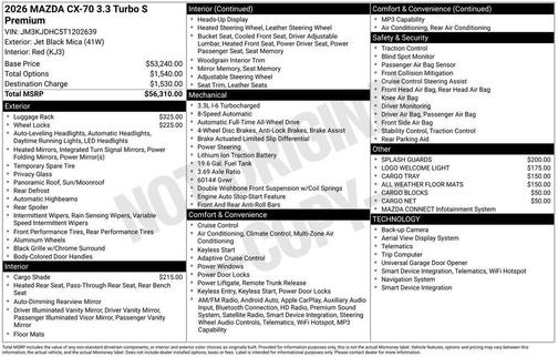 2026 Mazda CX-70 CX-70