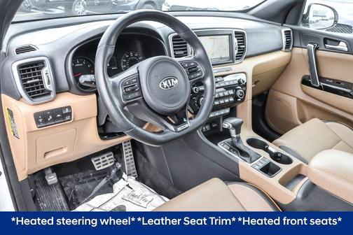 Snow White Pearl 2017 Kia Sportage SX Turbo