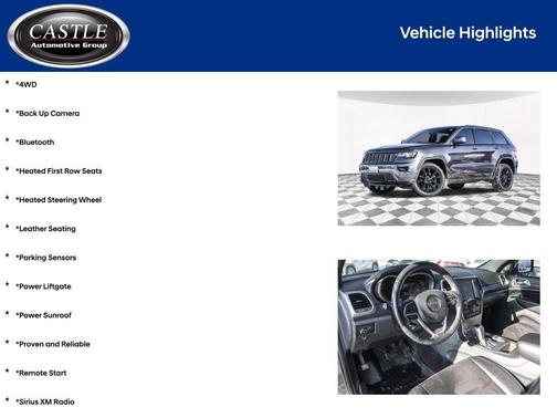 2017 Jeep Grand Cherokee Altitude