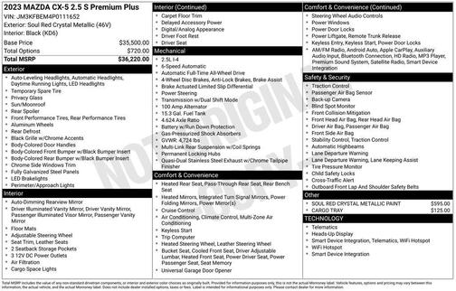 2023 Mazda CX-5 Premium Plus