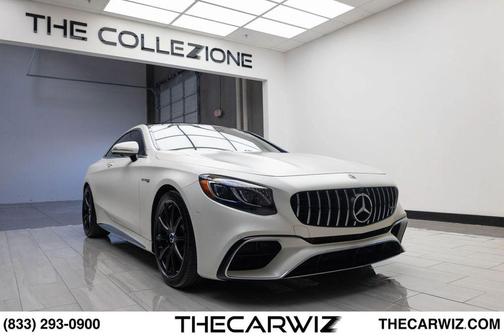 designo Cashmere White Magno 2019 Mercedes-Benz AMG S 63 4MATIC