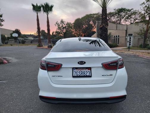 Snow White Pearl 2014 Kia Optima Hybrid EX
