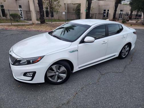 Snow White Pearl 2014 Kia Optima Hybrid EX