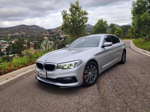 Silver 2018 BMW 530 530i 4dr Sedan