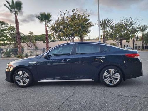 Gravity Blue 2017 Kia Optima Hybrid EX