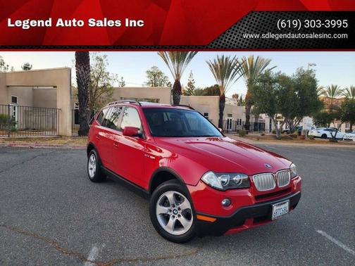 Crimson Red 2008 BMW X3 3.0si
