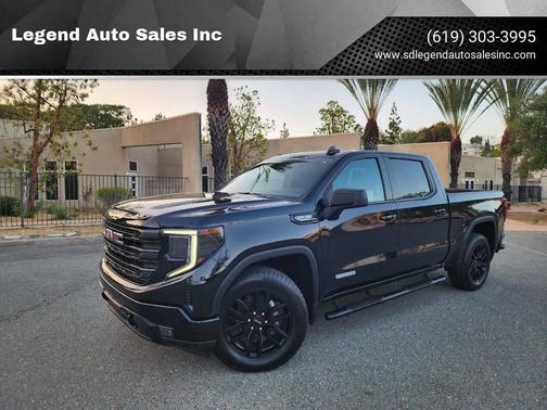 Onyx Black 2023 GMC Sierra 1500 Elevation