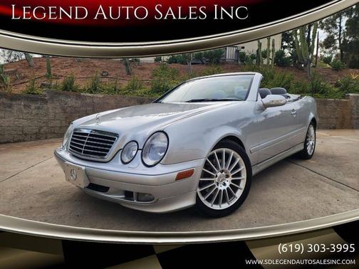 Brilliant Silver Metallic 2003 Mercedes-Benz CLK-Class 320 Cabriolet