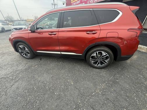Lava Orange 2019 Hyundai SANTA FE Limited 2.0T