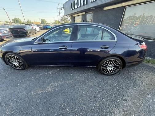 Blue 2023 Mercedes-Benz C-Class C 300 4MATIC