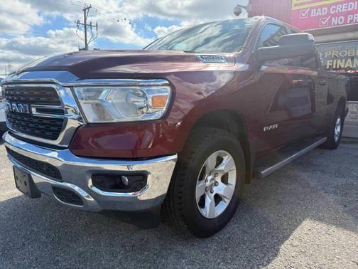 Red 2022 RAM 1500 Big Horn/Lone Star