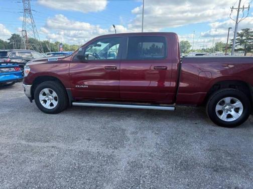Red 2022 RAM 1500 Big Horn/Lone Star