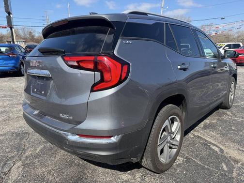 Satin Steel Metallic 2021 GMC Terrain SLT