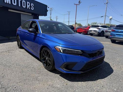Aegean Blue Metallic 2023 Honda Civic Sport