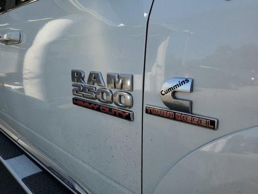 Pearl White 2018 RAM 2500 Limited Mega Cab 4x4 6'4' Box