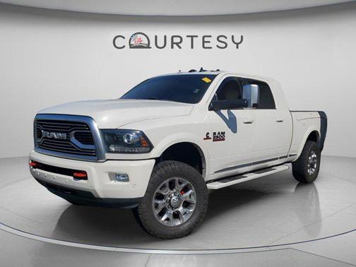 Pearl White 2018 RAM 2500 Limited Mega Cab 4x4 6'4' Box