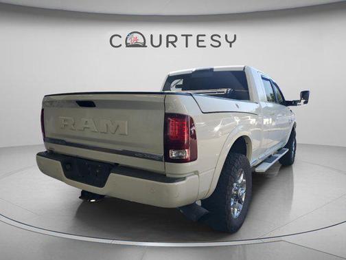 Pearl White 2018 RAM 2500 Limited Mega Cab 4x4 6'4' Box