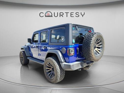 Ocean Blue Metallic Clearcoat 2019 Jeep Wrangler Unlimited Sport