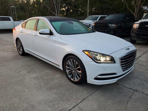 Casablanca White 2015 Hyundai Genesis 3.8