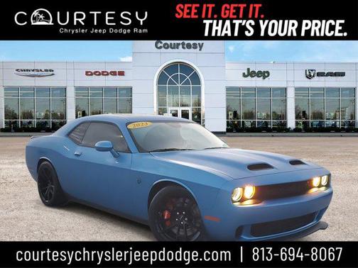 B5 Blue Pearlcoat 2023 Dodge Challenger SRT Hellcat