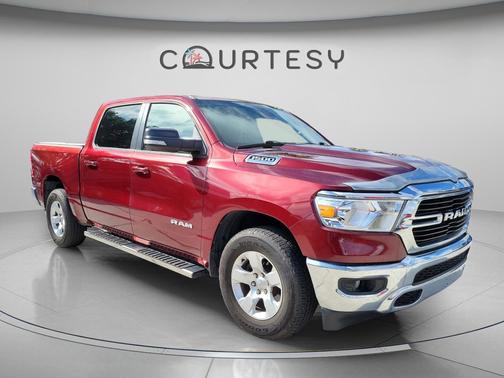 Delmonico Red Pearlcoat 2021 RAM 1500 Big Horn/Lone Star