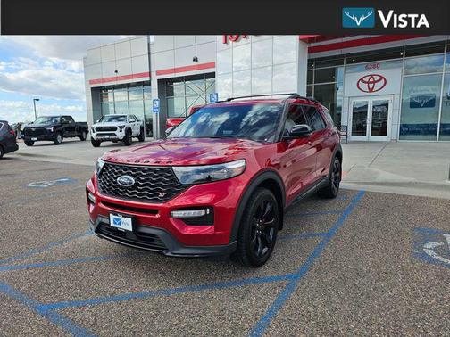 Rapid Red Metallic Tinted Clearcoat 2024 Ford Explorer ST