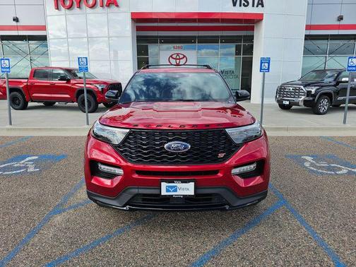 Rapid Red Metallic Tinted Clearcoat 2024 Ford Explorer ST