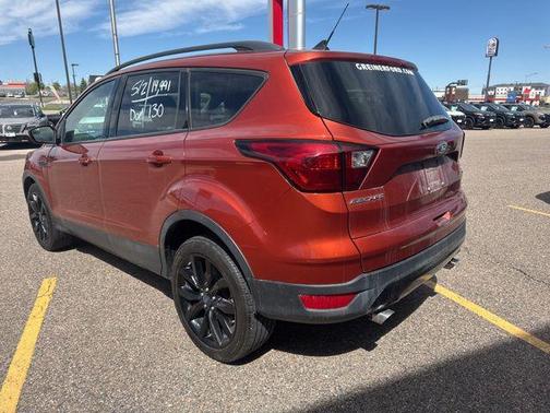 Orange Metallic 2019 Ford Escape SE