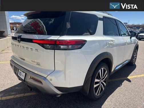 Pearl White Tricoat 2024 Nissan Pathfinder Platinum 4WD