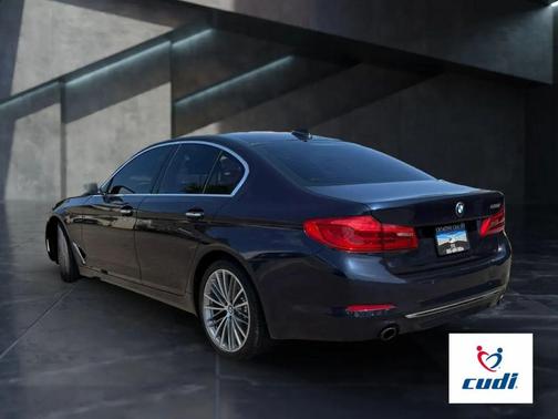 Blue 2017 BMW 530 530i Sedan 4D