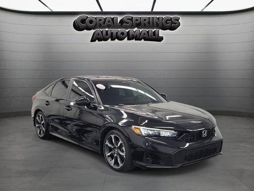Black 2025 Honda Civic Hybrid
