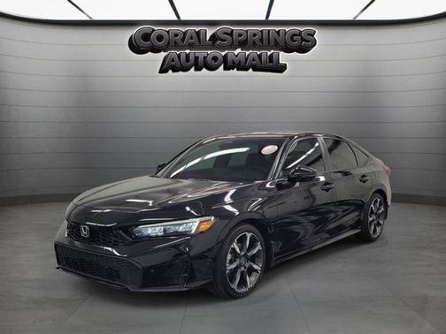 Black 2025 Honda Civic Hybrid