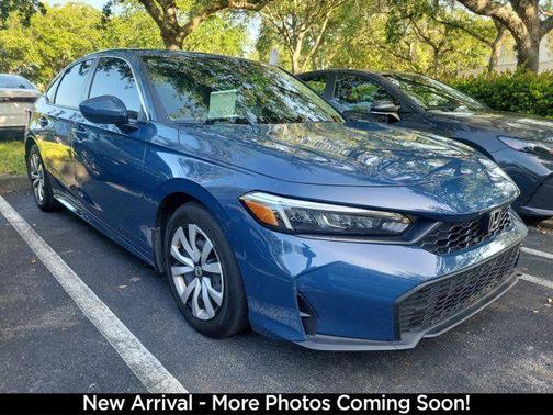 Gray 2025 Honda Civic LX