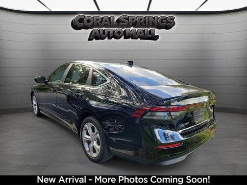 Black 2025 Honda Accord LX