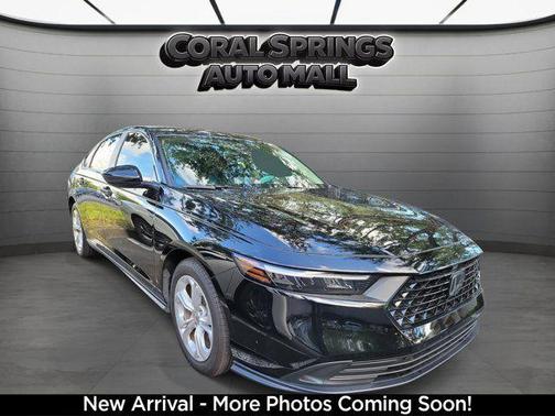 Black 2025 Honda Accord LX