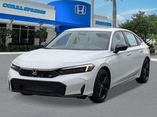 Platinum White Pearl 2026 Honda Civic Si Base