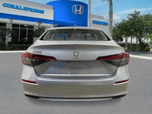 Solar Silver Metallic 2026 Honda Civic LX