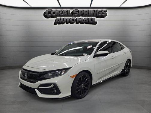 White 2021 Honda Civic Sport