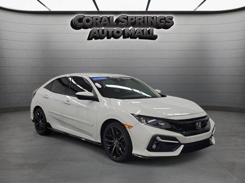 White 2021 Honda Civic Sport