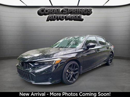 Black 2025 Honda Civic Sport