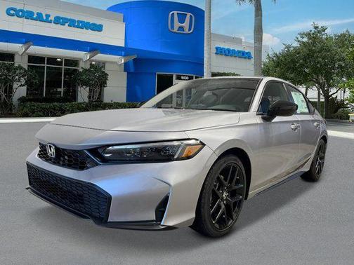 Solar Silver Metallic 2026 Honda Civic Sport