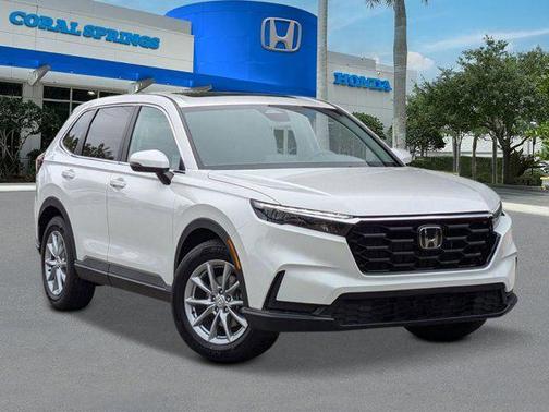 Platinum White Pearl 2026 Honda CR-V EX