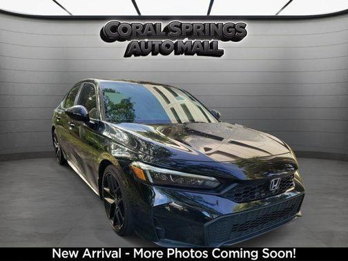 Black 2025 Honda Civic Sport