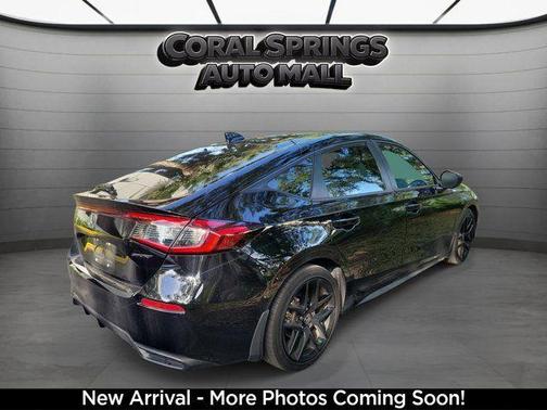 Black 2025 Honda Civic Sport