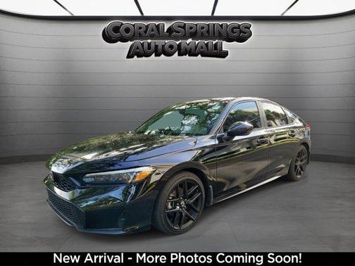 Black 2025 Honda Civic Sport