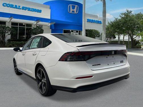 Platinum White Pearl 2026 Honda Accord Hybrid Sport